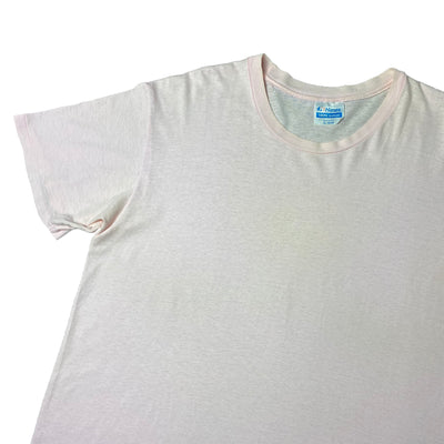 80's Hanes Basic Pale Pink T-Shirt