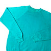 Late 80's Fruit Of The Loom Basic Turquoise Sweatshirt