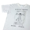 80's Leonardo da Vinci 'Vitruvian Man' T-Shirt