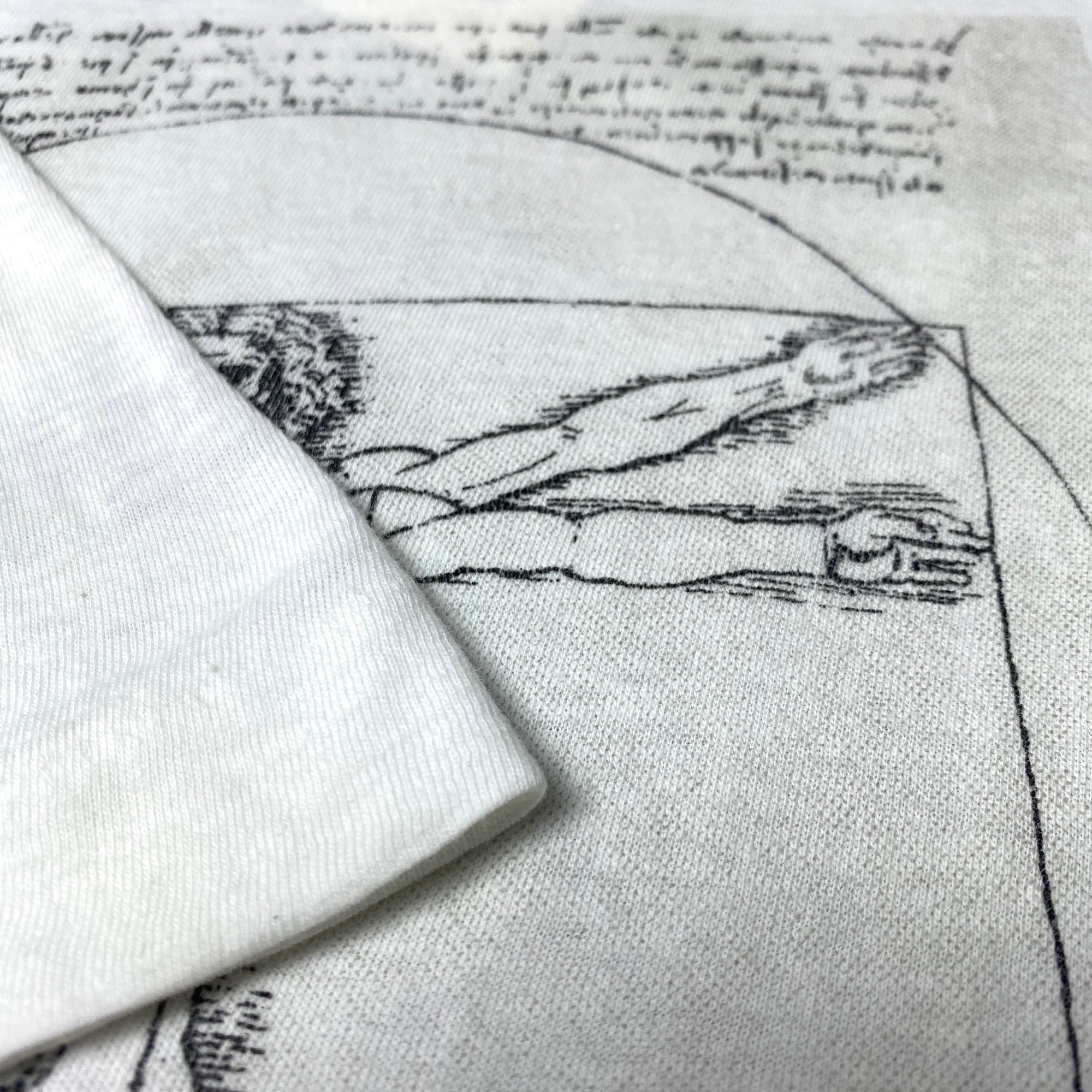 80's Leonardo da Vinci 'Vitruvian Man' T-Shirt