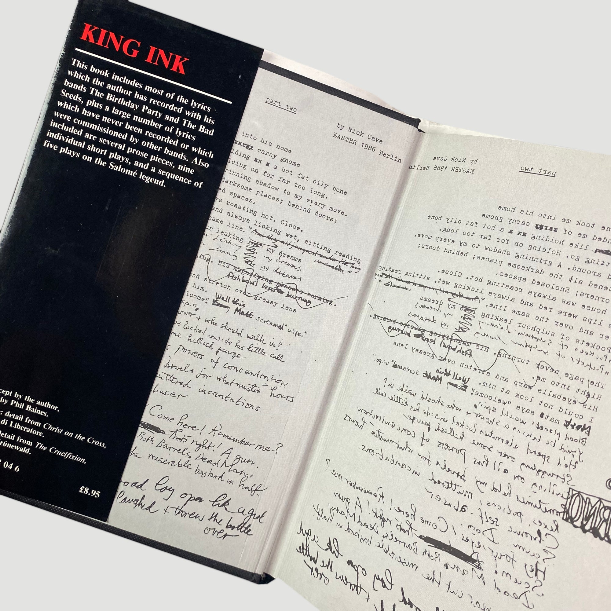 1988 Nick Cave King Ink