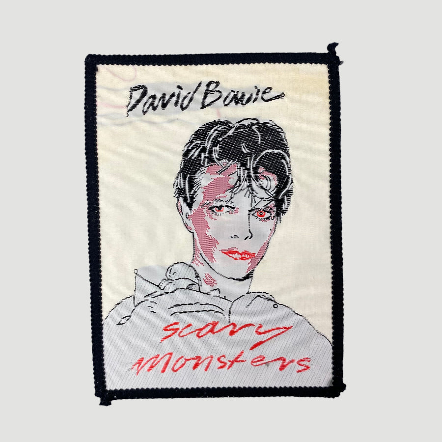 Early 80's David Bowie Scary Monsters Patch