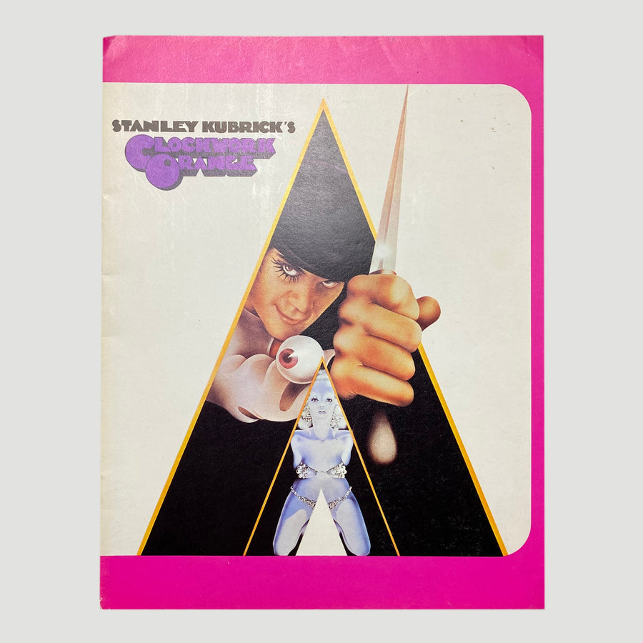 1972 Clockwork Orange UK Programme