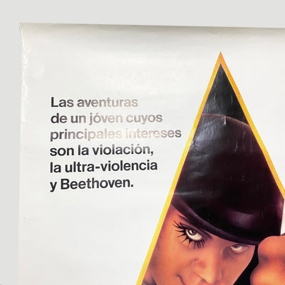 1972 Clockwork Orange Spanish Poster