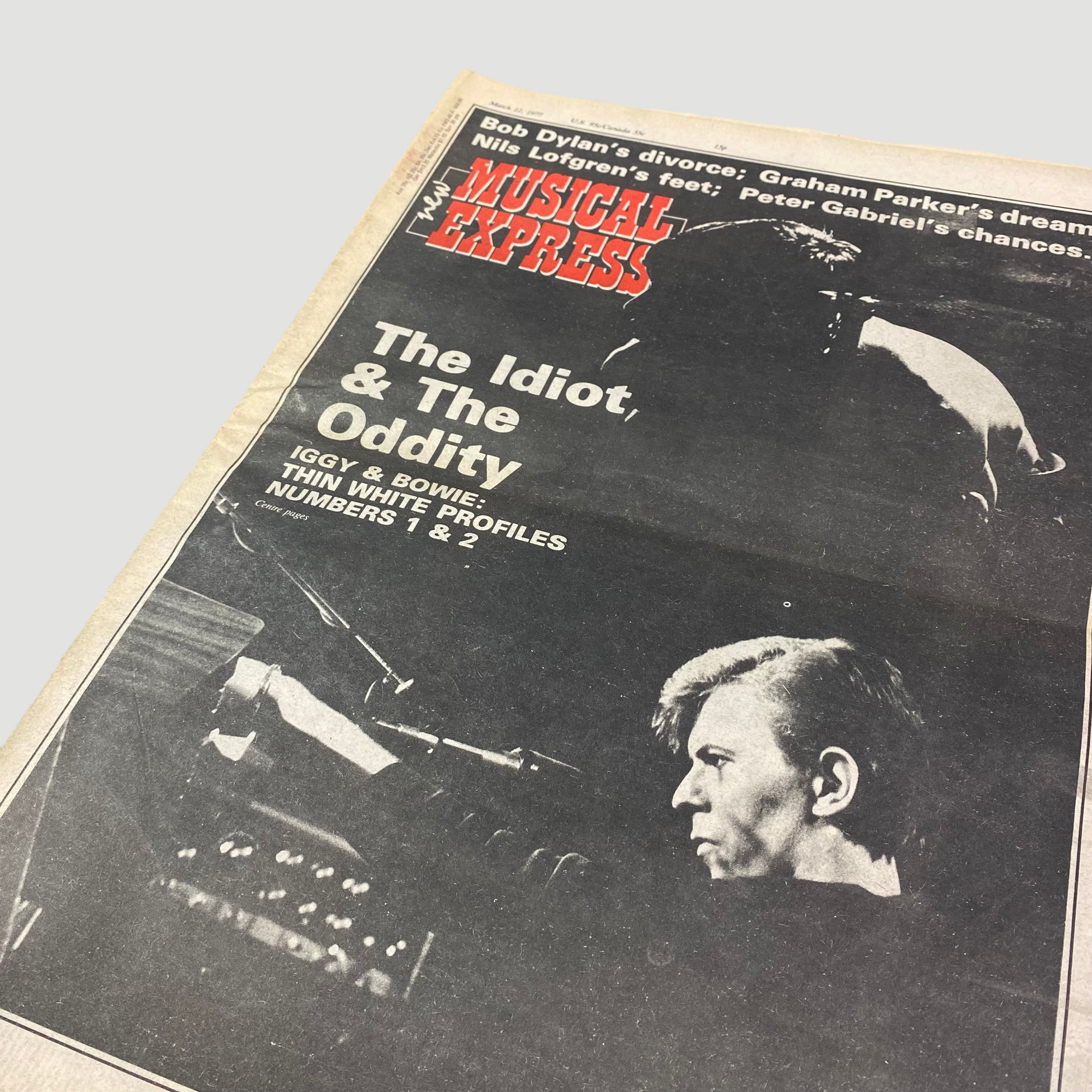 1977 NME David Bowie & Iggy Pop Cover