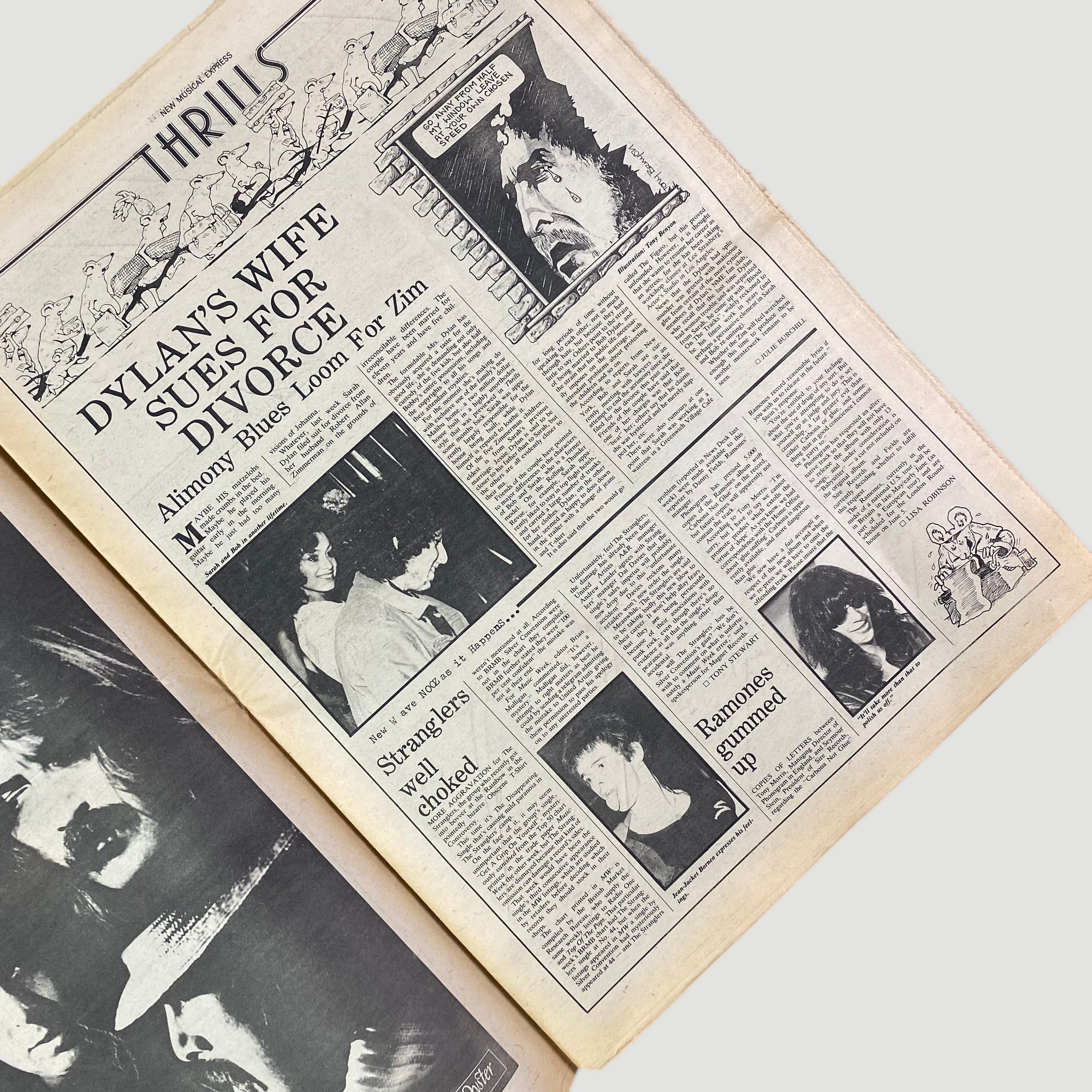 1977 NME David Bowie & Iggy Pop Cover