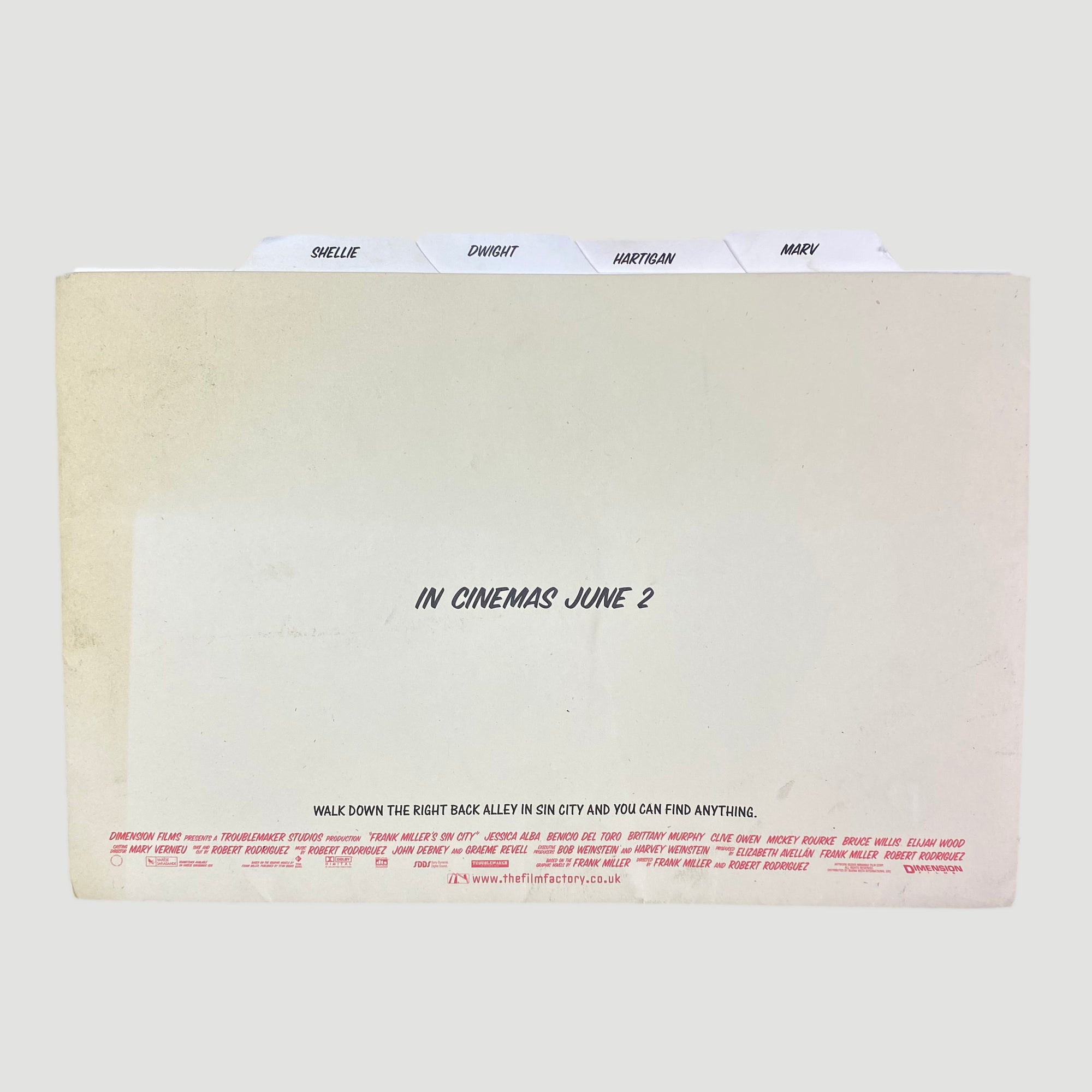 2005 Sin City Promo Release Pack