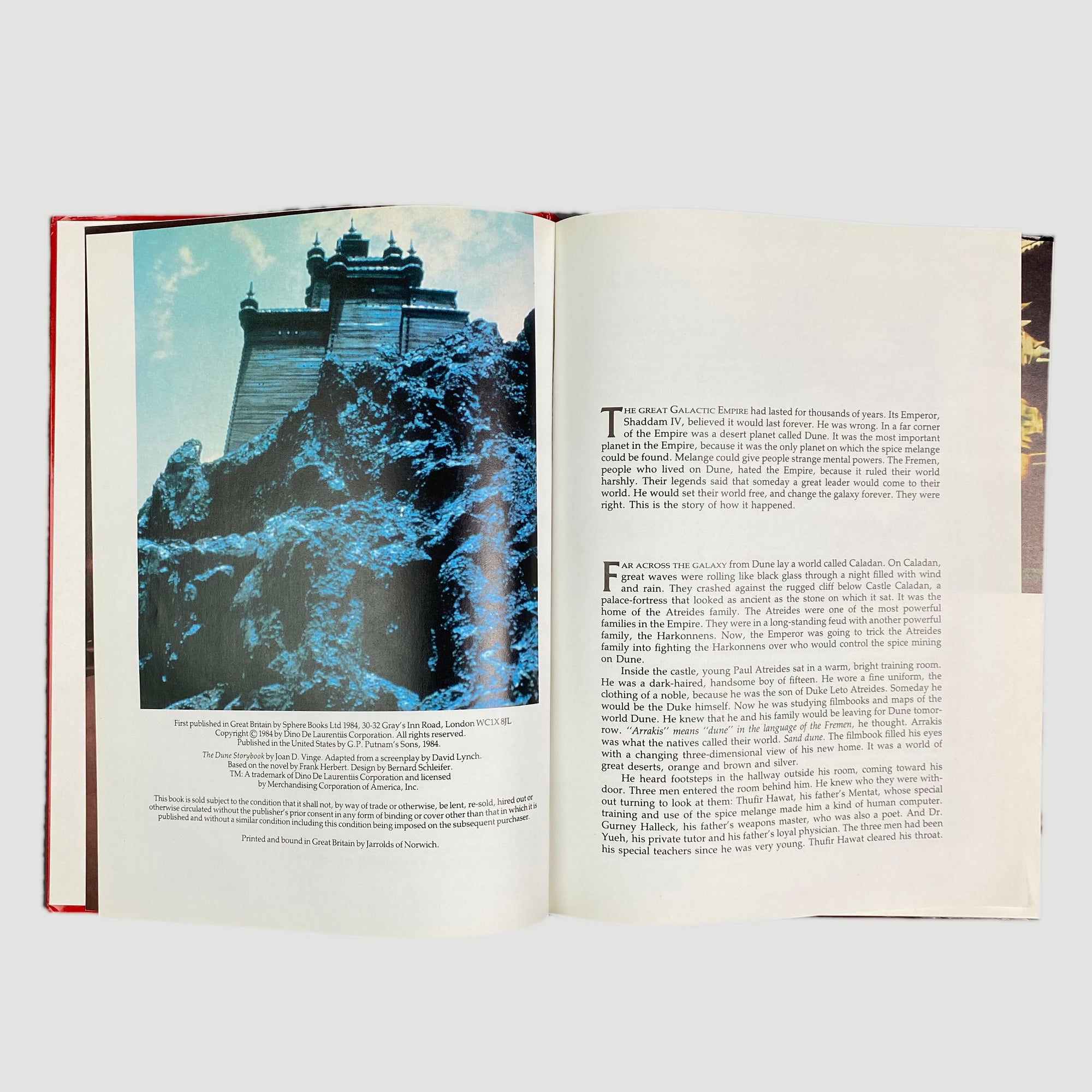 1984 'The Dune Storybook' Hardback Edition