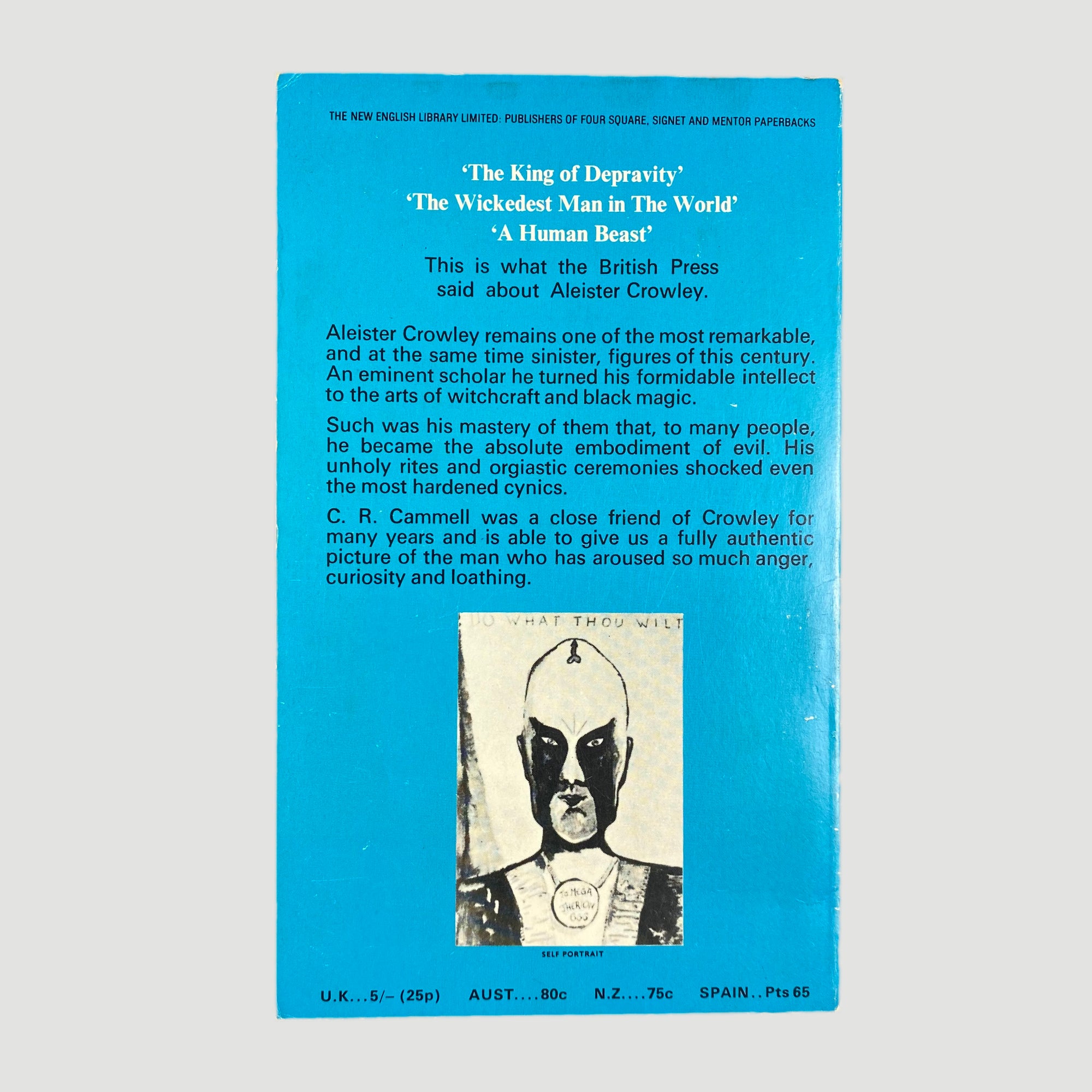 1969 Aleister Crowley 'The Black Magician' C R Cammell