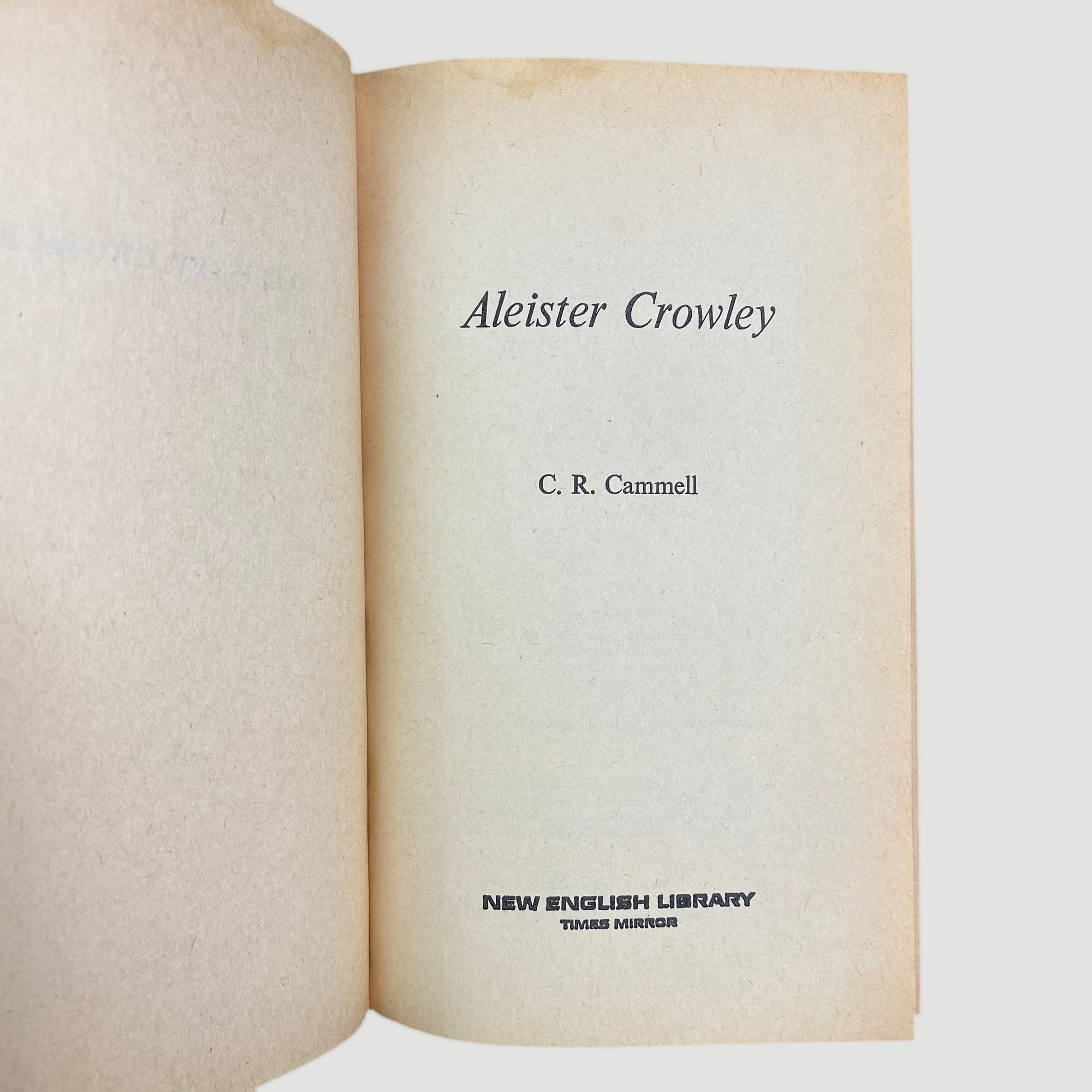 1969 Aleister Crowley 'The Black Magician' C R Cammell