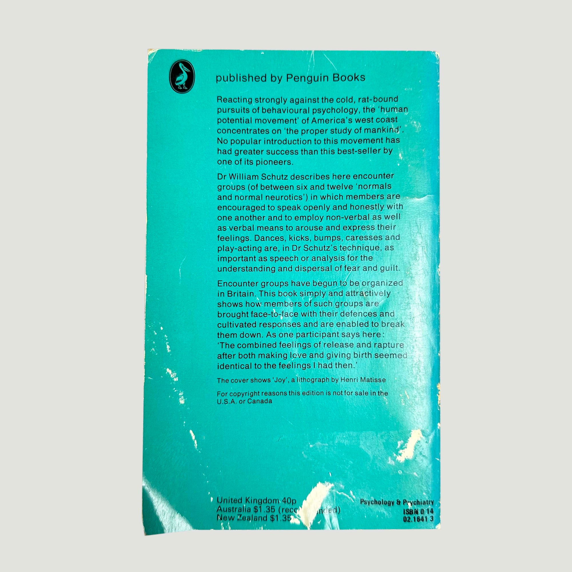 1973 Joy: Expanding Human Awareness Pelican