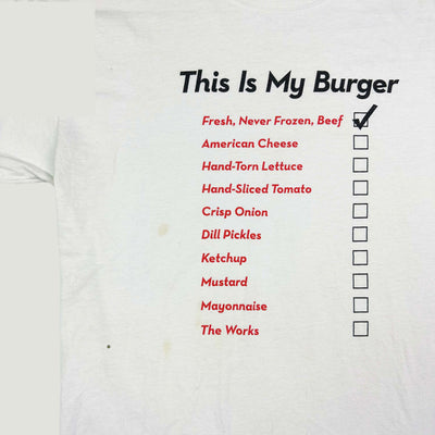 00's Wendy's This is my Burger T-Shirt