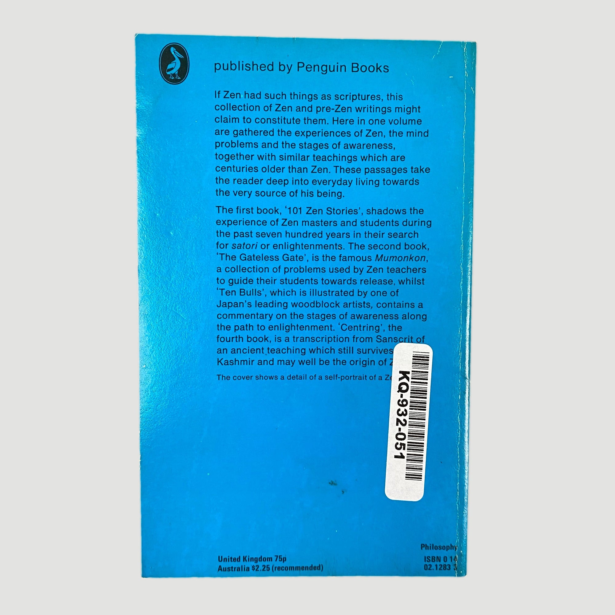 1971 Paul Reps ‘Zen Flesh, Zen Bones’ Pelican