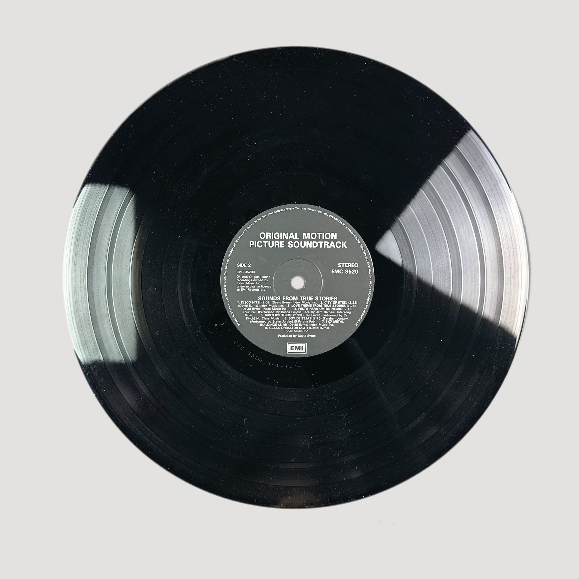 80's Talking Heads True Stories LP