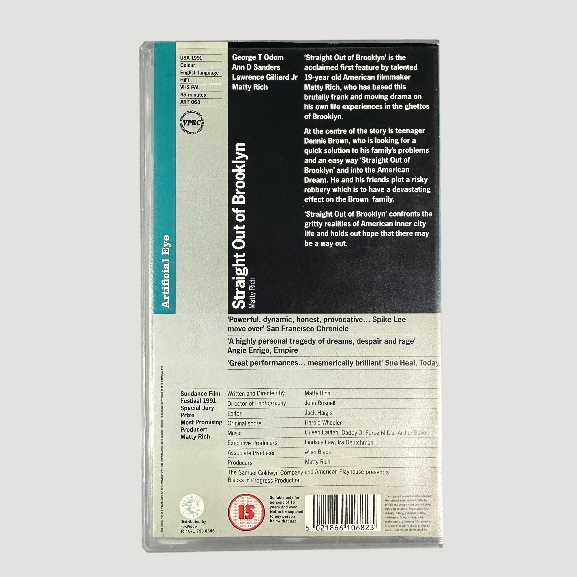 90's Straight Out Of Brooklyn Artificial Eye VHS