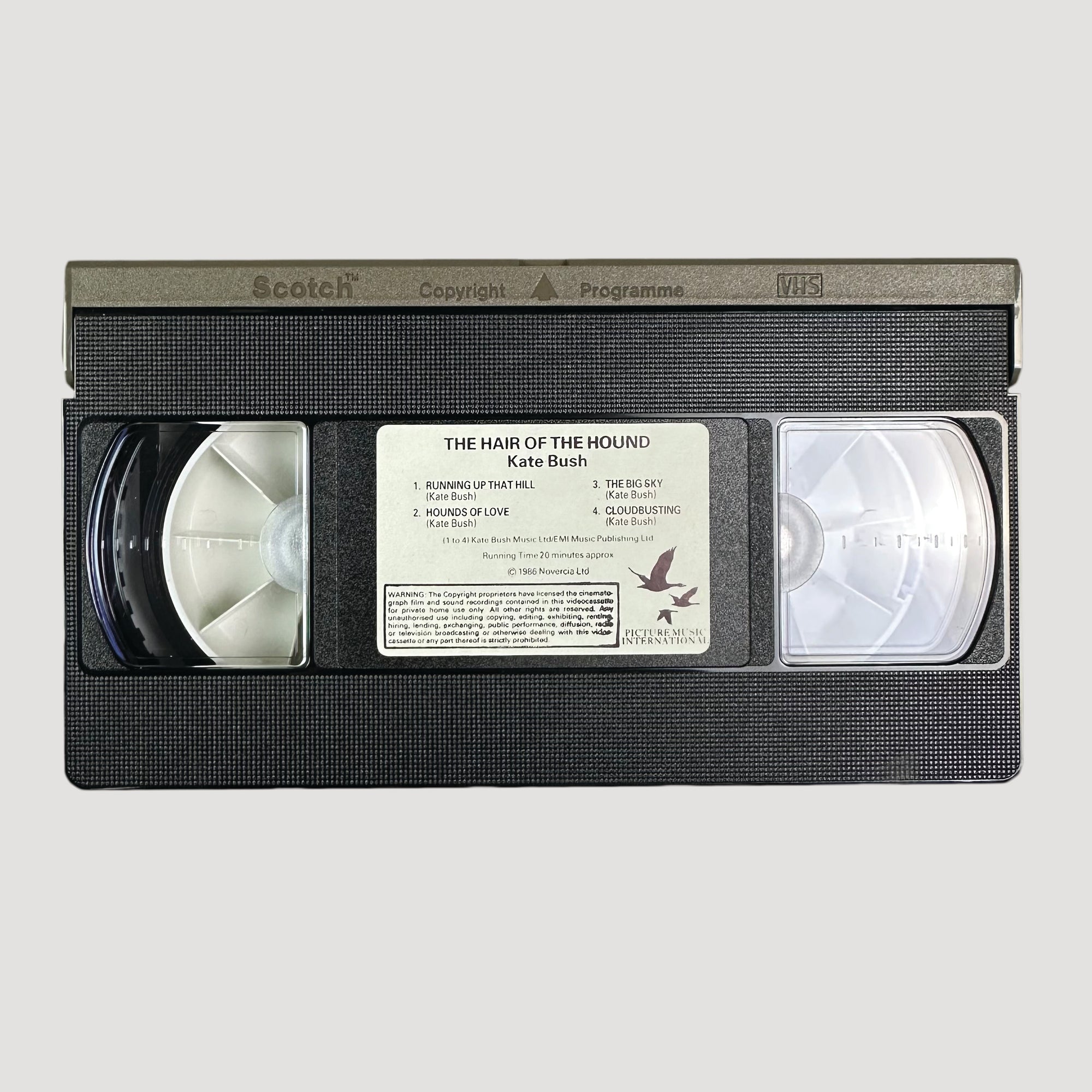 1986 Kate Bush The Hair of the Hound VHS