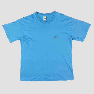 90's Fruit of the Loom Basic Blue T-Shirt