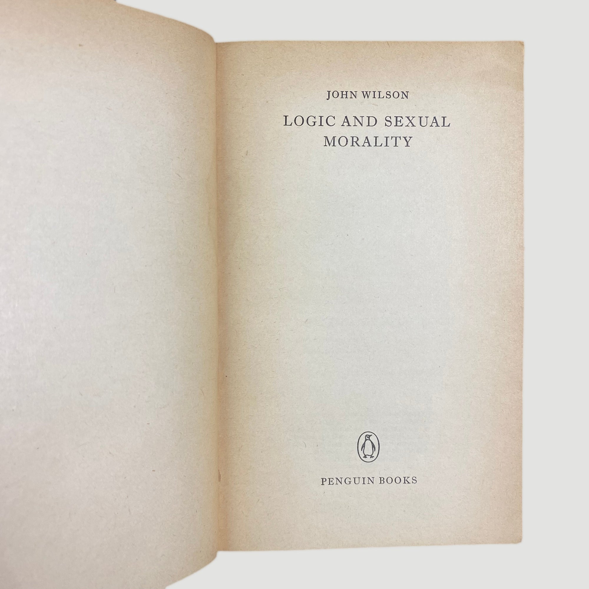 1967 Logic and Sexual Morality Pelican