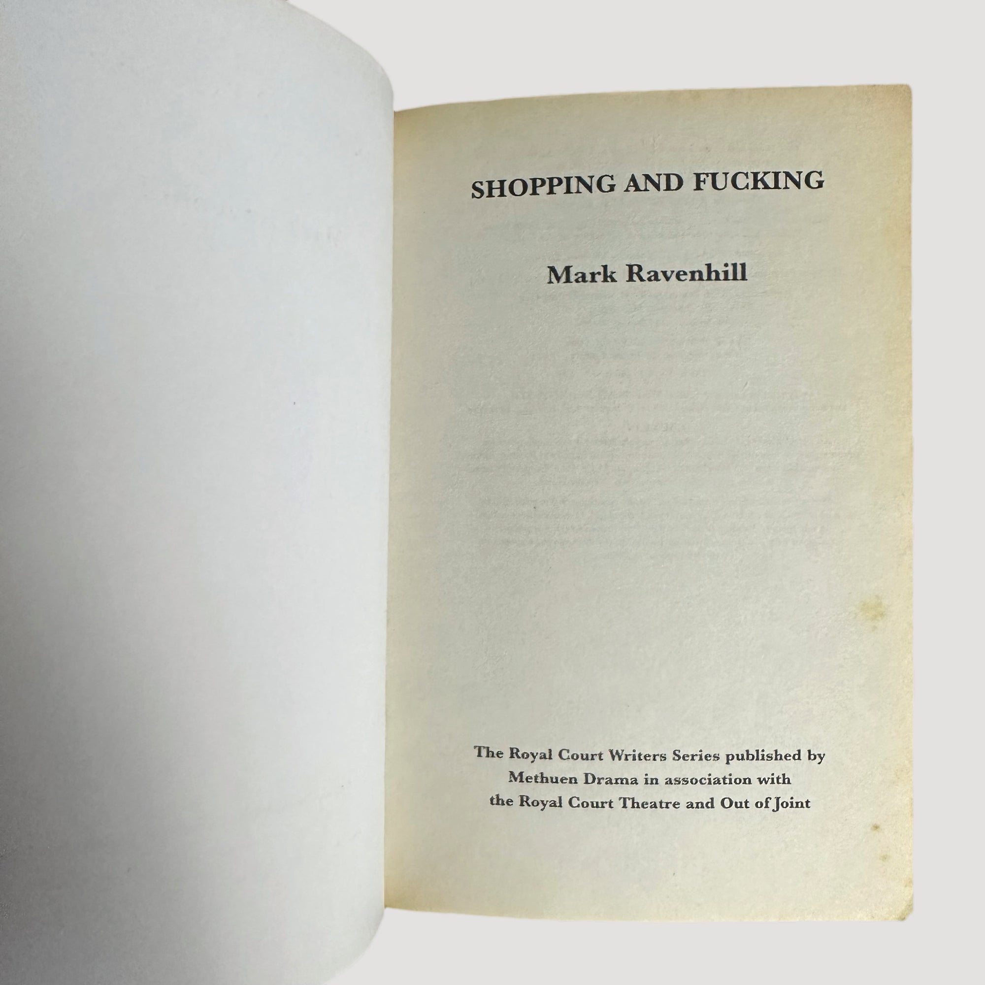 90's Shopping and F***ing Mark Ravenhill