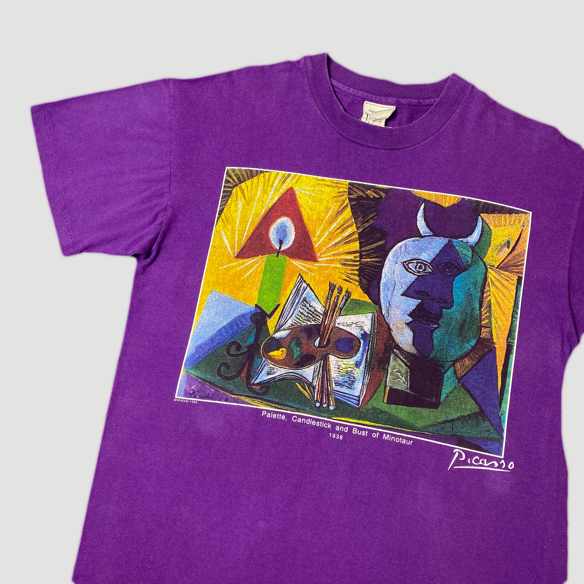1995 Picasso 'Palette, Candlestick and Bust of Minotaur' T-Shirt