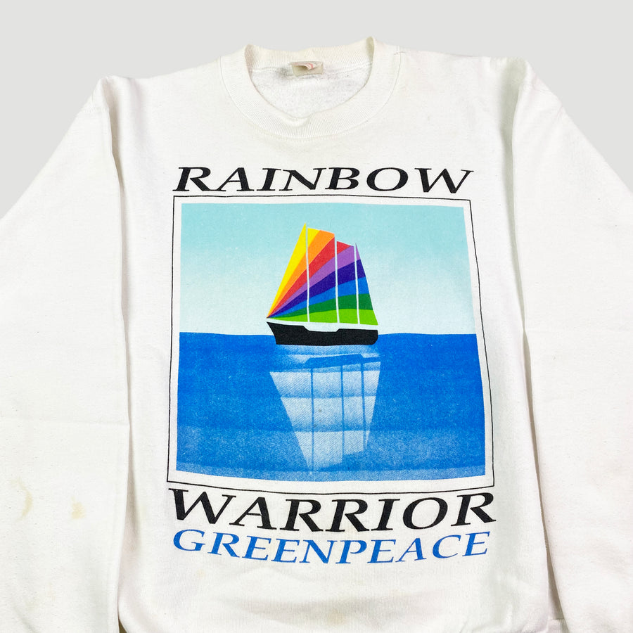 Late 80's Greenpeace Rainbow Warrior Sweatshirt