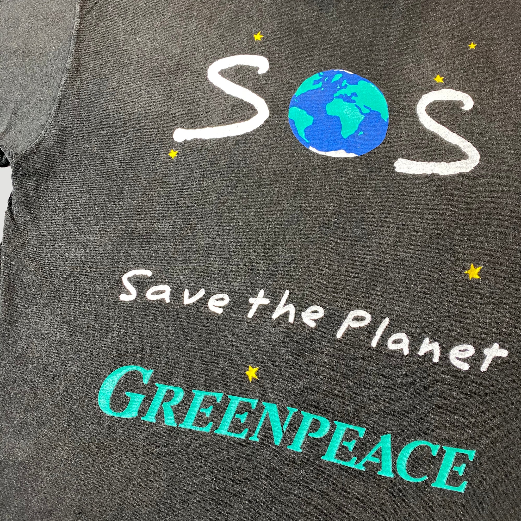 Early 90's Greenpeace SOS T-Shirt