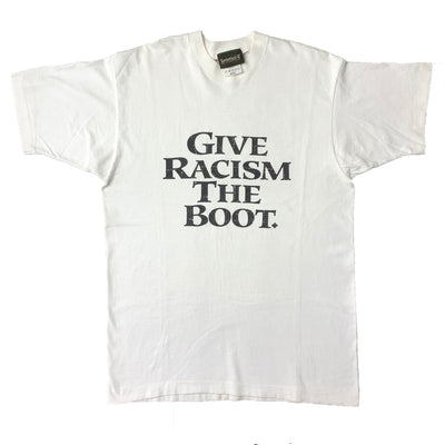 90's Timberland Give Racism the Boot. T-Shirt