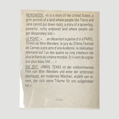 1984 Wim Wenders 'Paris, Texas'