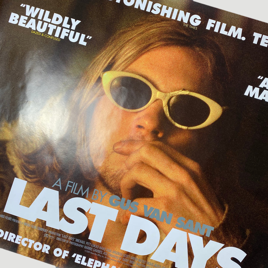 2005 Gus Van Sant 'Last Days' Rolled Cinematic Poster