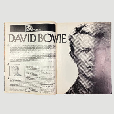 1983 The Face Magazine David Bowie Issue