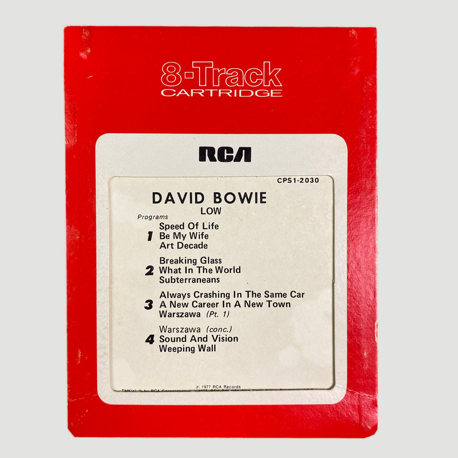 1977 David Bowie Low 8 Track Tape