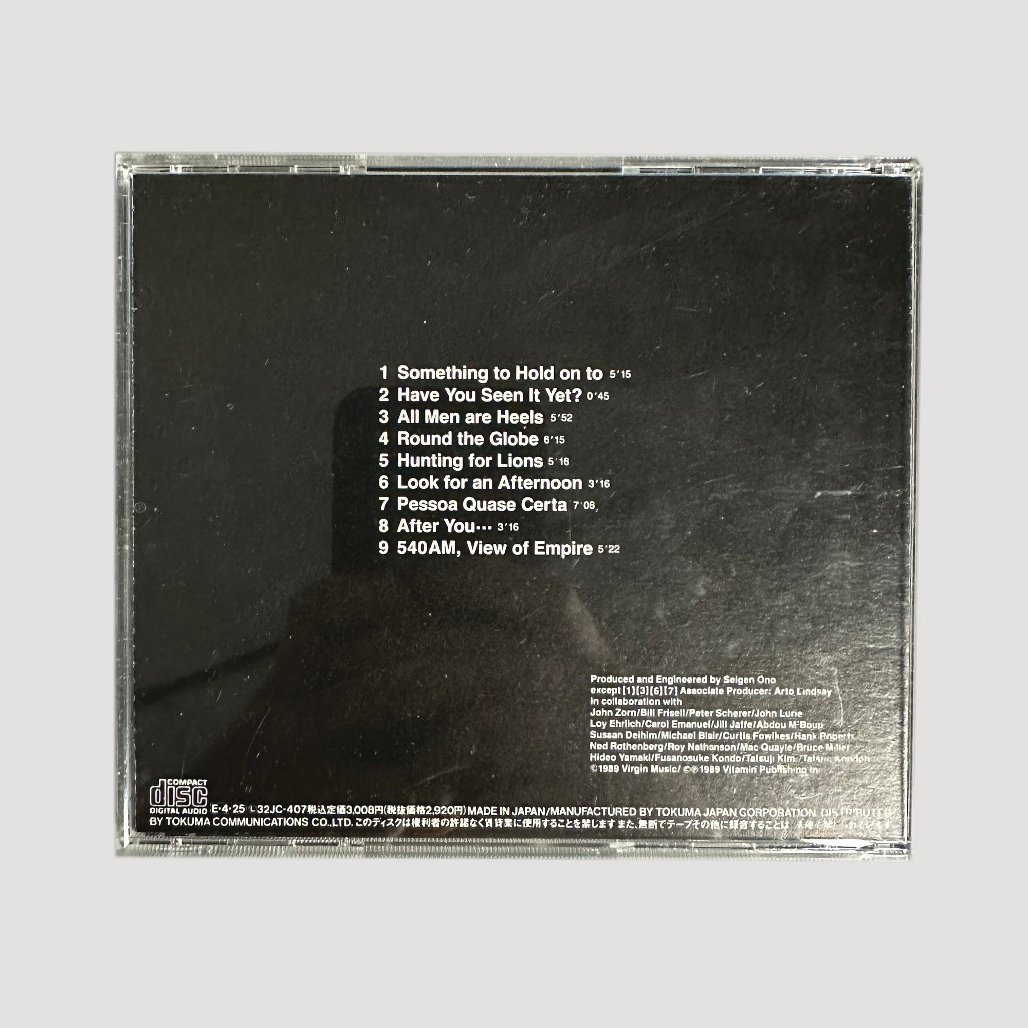 1989 Sergei Ono Comme Des Garcons CD