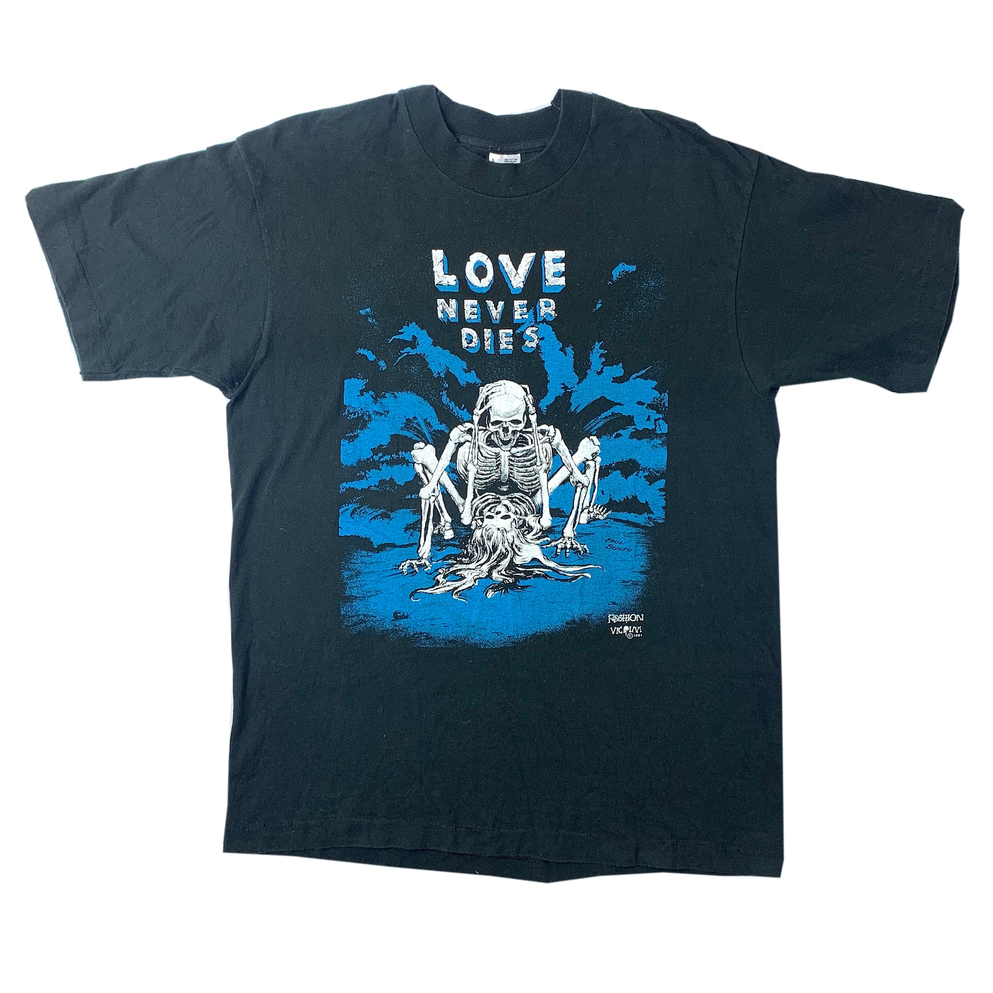 1991 Fashion Victim 'Love Never Dies' T-Shirt