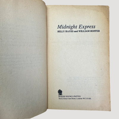 1978 Midnight Express Movie Book Novel