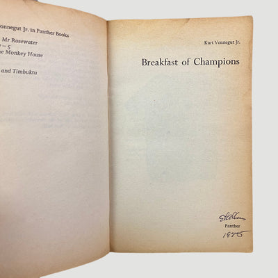 1975 Kurt Vonnegut Breakfast of Champions
