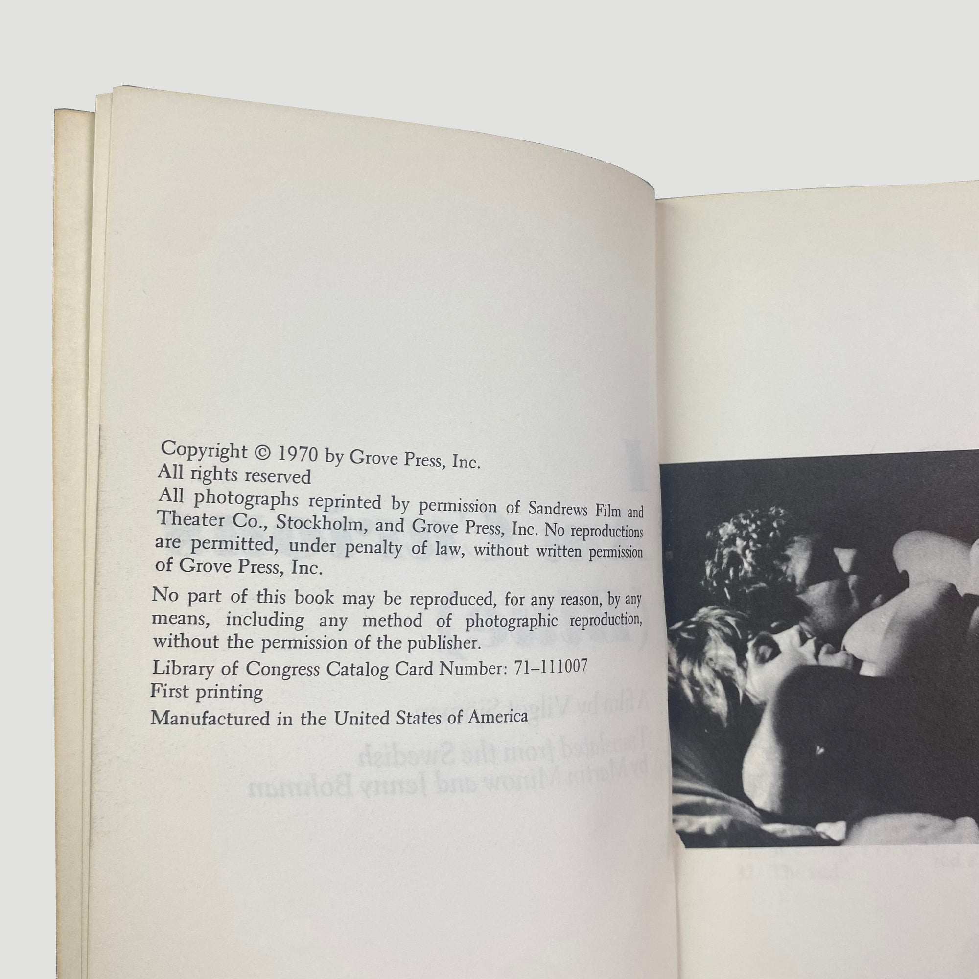 1970 I Am Curious (Blue) A Film by Vilkgot Sjoman