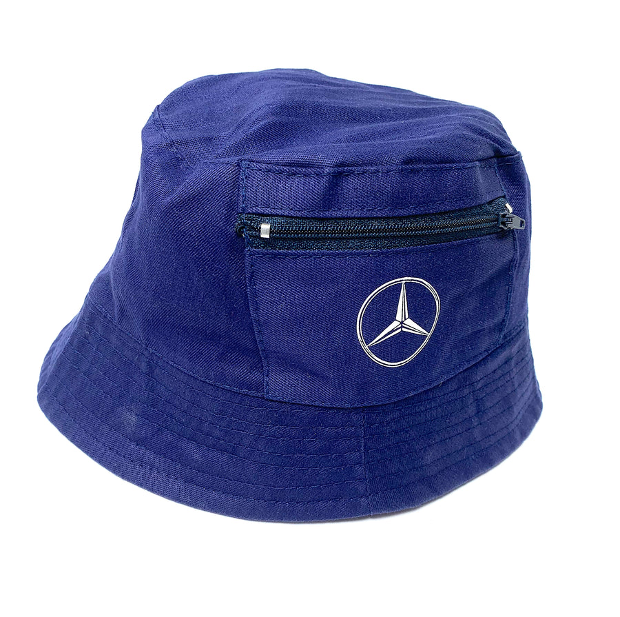 90's Mercedes Benz Bucket Zip Stash Hat