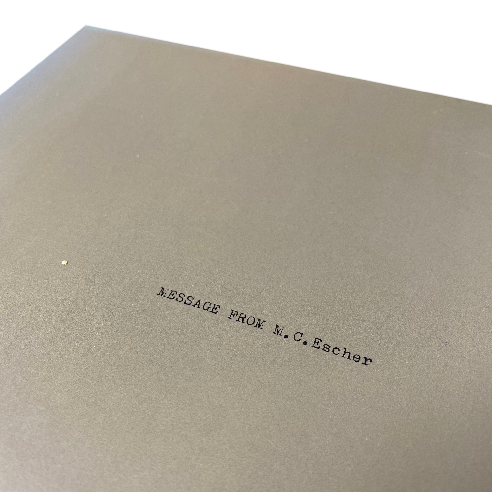 1986 Message from Escher Book