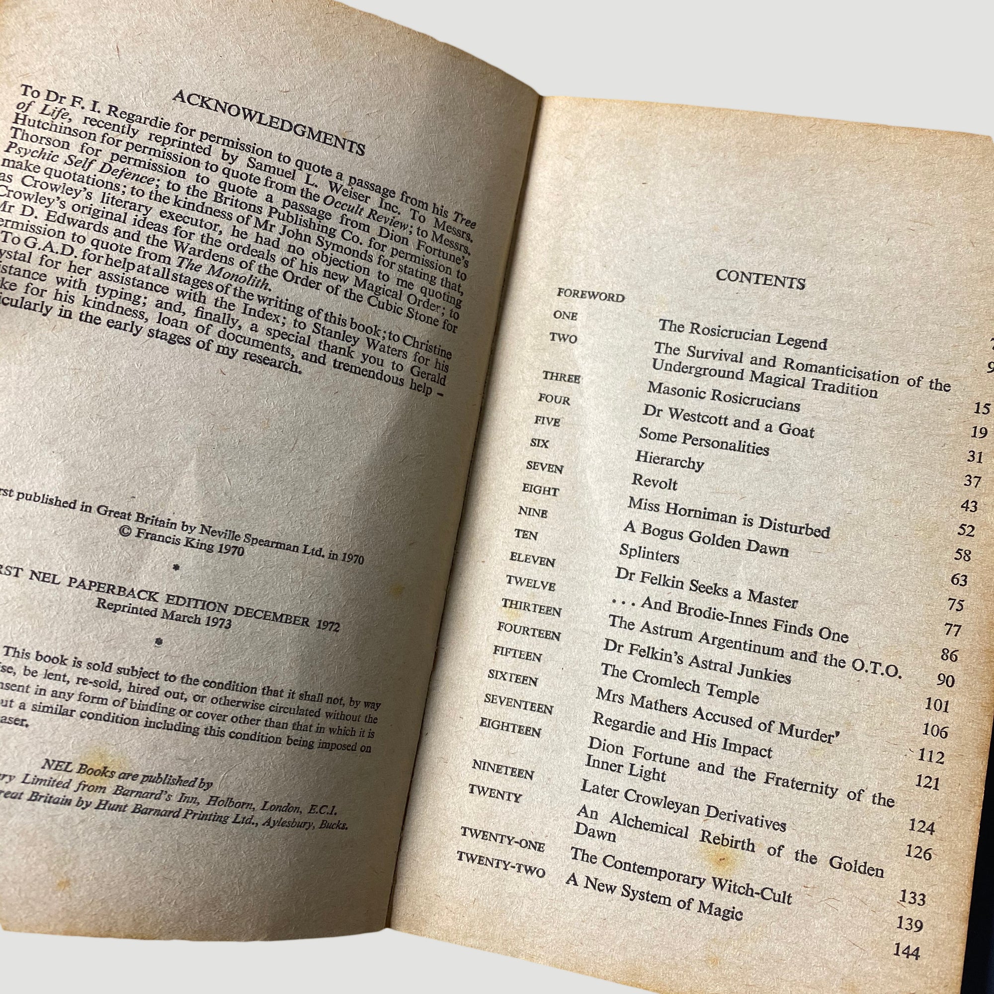 1972 Francis King 'Ritual Magic'