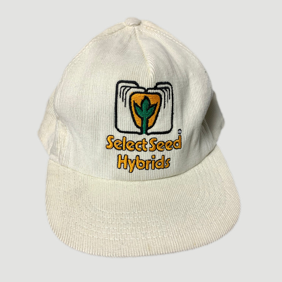 90s Select Seed Hybrids Corduroy Snapback Cap