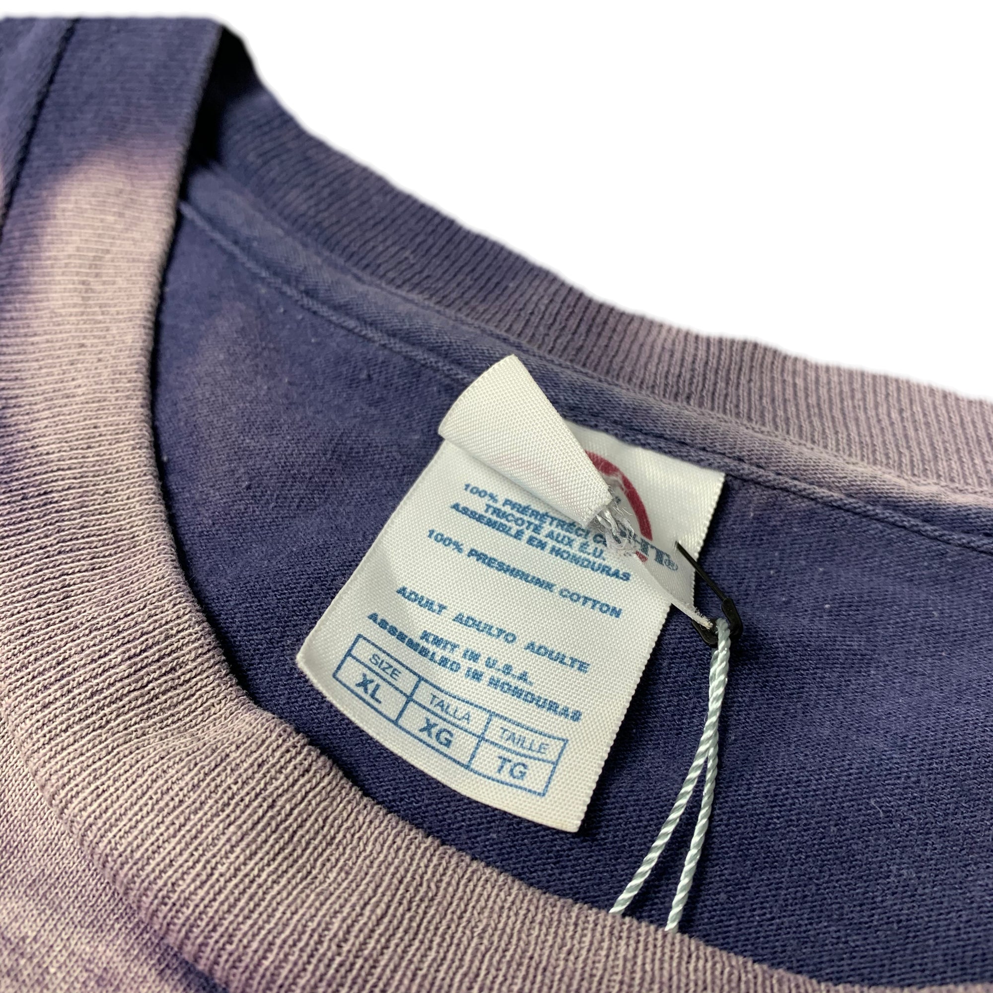 90's Bleached Navy Long Sleeve T-Shirt