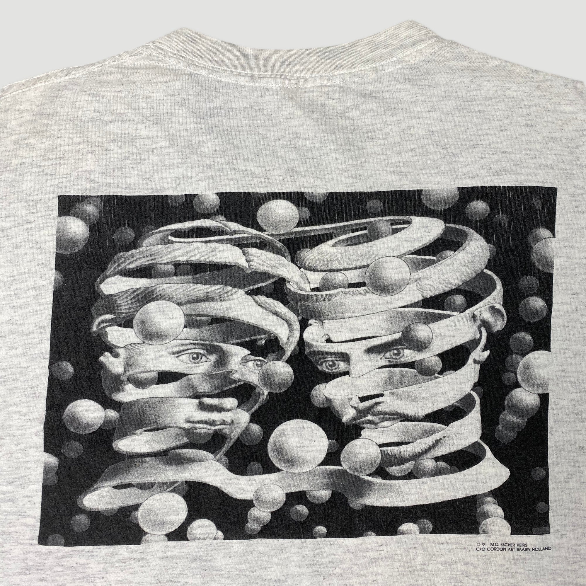 1991 M.C. Escher 'Bond of Union' T-Shirt