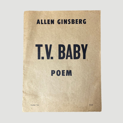 1968 Allen Ginsberg 'T.V. Baby'
