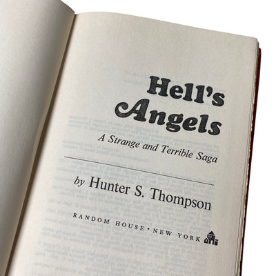 1967 Hunter S. Thompson ‘Hell’s Angels’