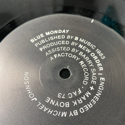 1983 New Order ‎'Blue Monday' 12"