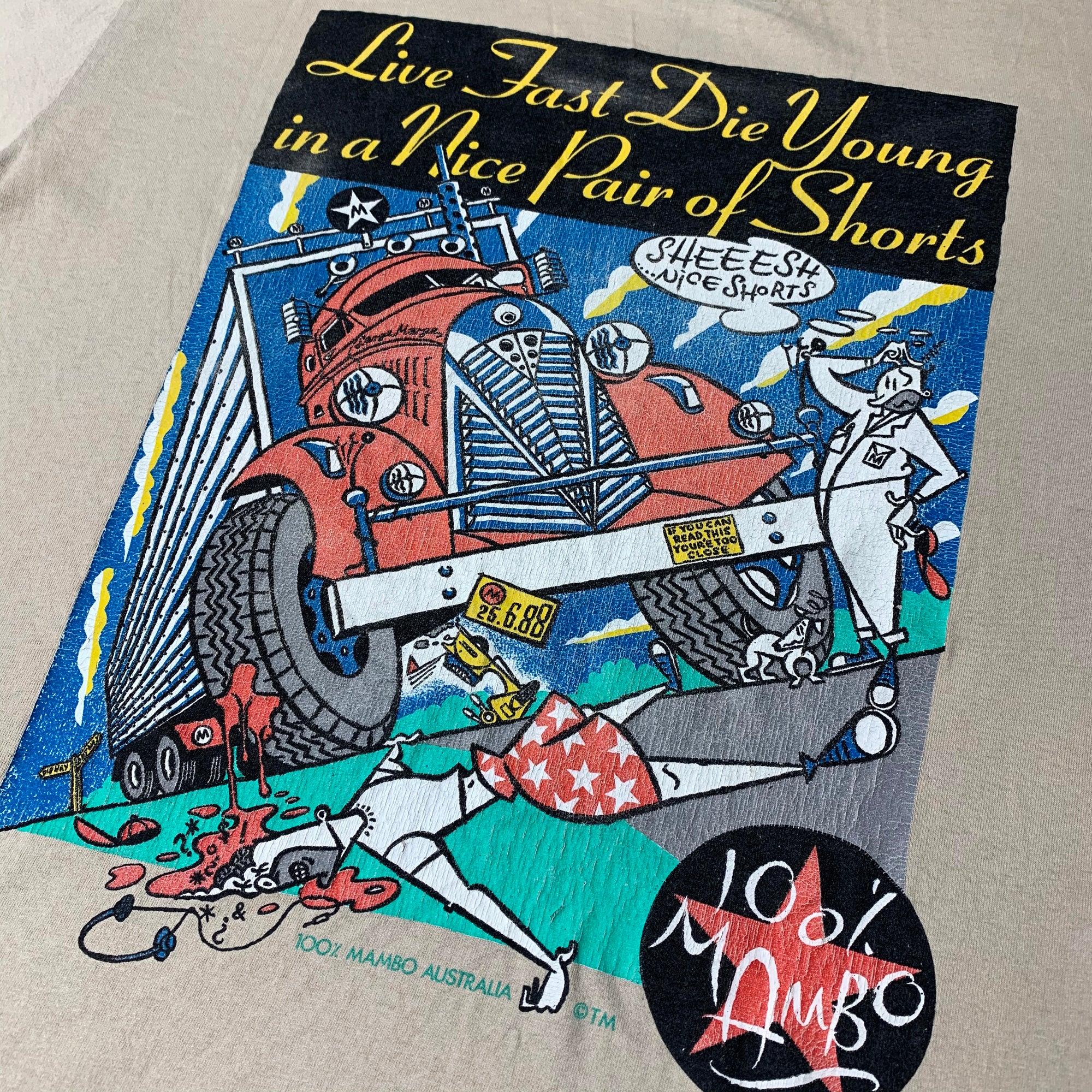 Mid 90's Mambo 'Live Fast Die Young' T-Shirt