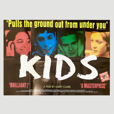 1995 Kids UK Quad Cinematic Poster