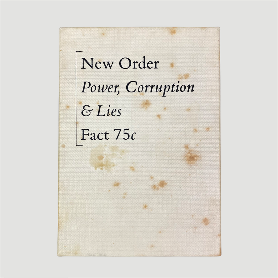 1986 New Order 'Power, Corruption & Lies' Cassette Boxset