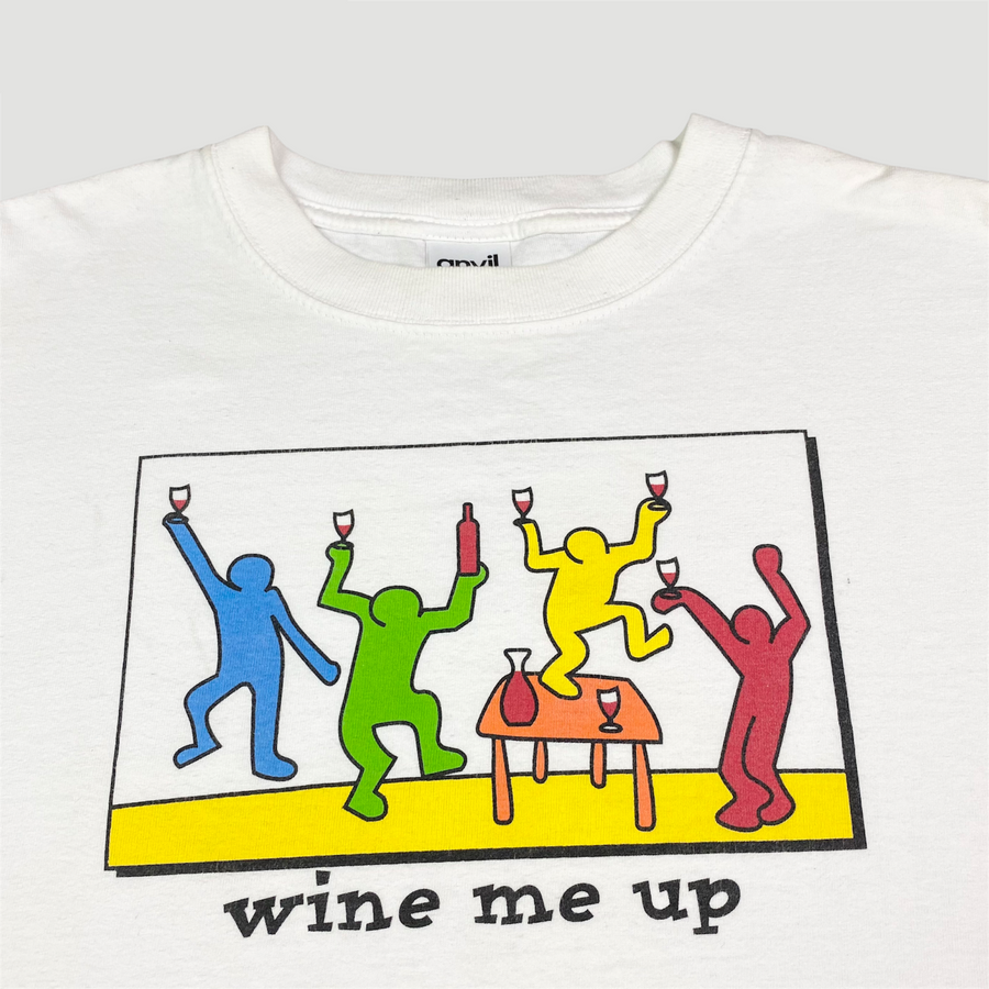 00's Keith Haring Wine Me Up T-Shirt