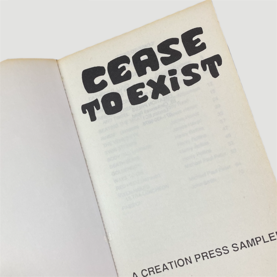 1991 'Cease to Exist' A Creation Books Sampler